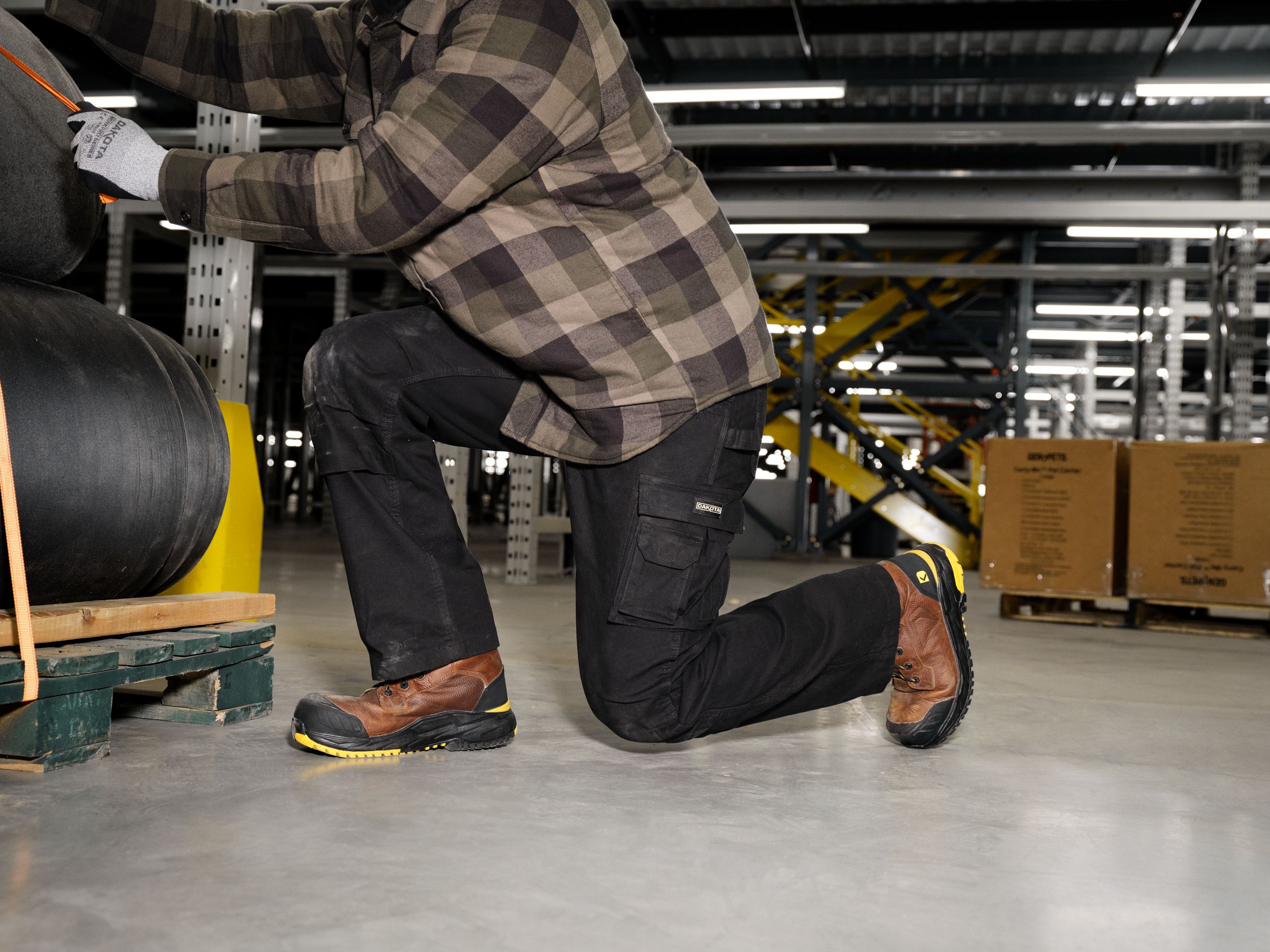 Dakota WorkPro Series Men's Stretch Duck Cargo Work Pants