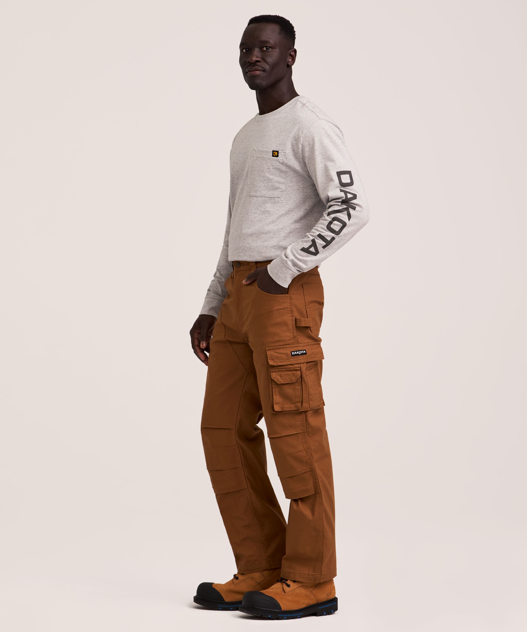 Dakota WorkPro Series Men's Stretch Duck Cargo Work Pants