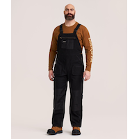 Salopette extensible non doublée Dakota Workpro Series, en coutil, pour hommes Front_Angled_Left
