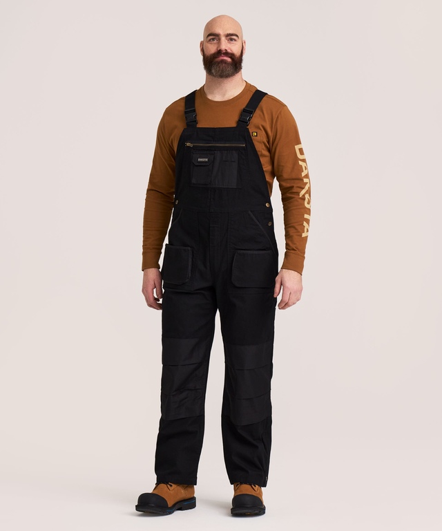 Salopette extensible non doublée Dakota Workpro Series, en coutil, pour hommes