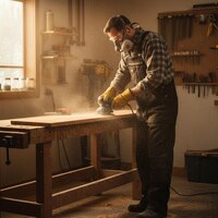 Salopette extensible non doublée Dakota Workpro Series, en coutil, pour hommes