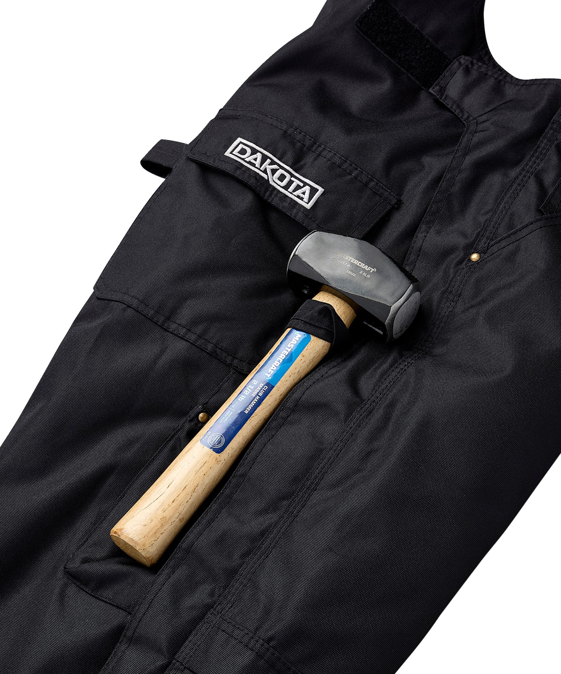 Dakota WorkPro Series Men's 600D Waterproof Hyper-Dri 3 T-Max Insulated Polyester Bib Overalls