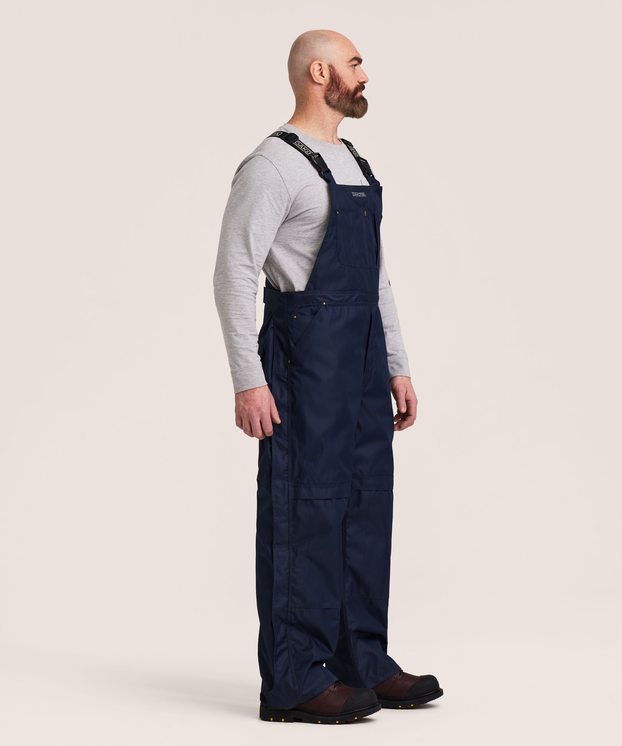 Dakota WorkPro Series Men's 600D Waterproof Hyper-Dri 3 T-Max Insulated Polyester Bib Overalls