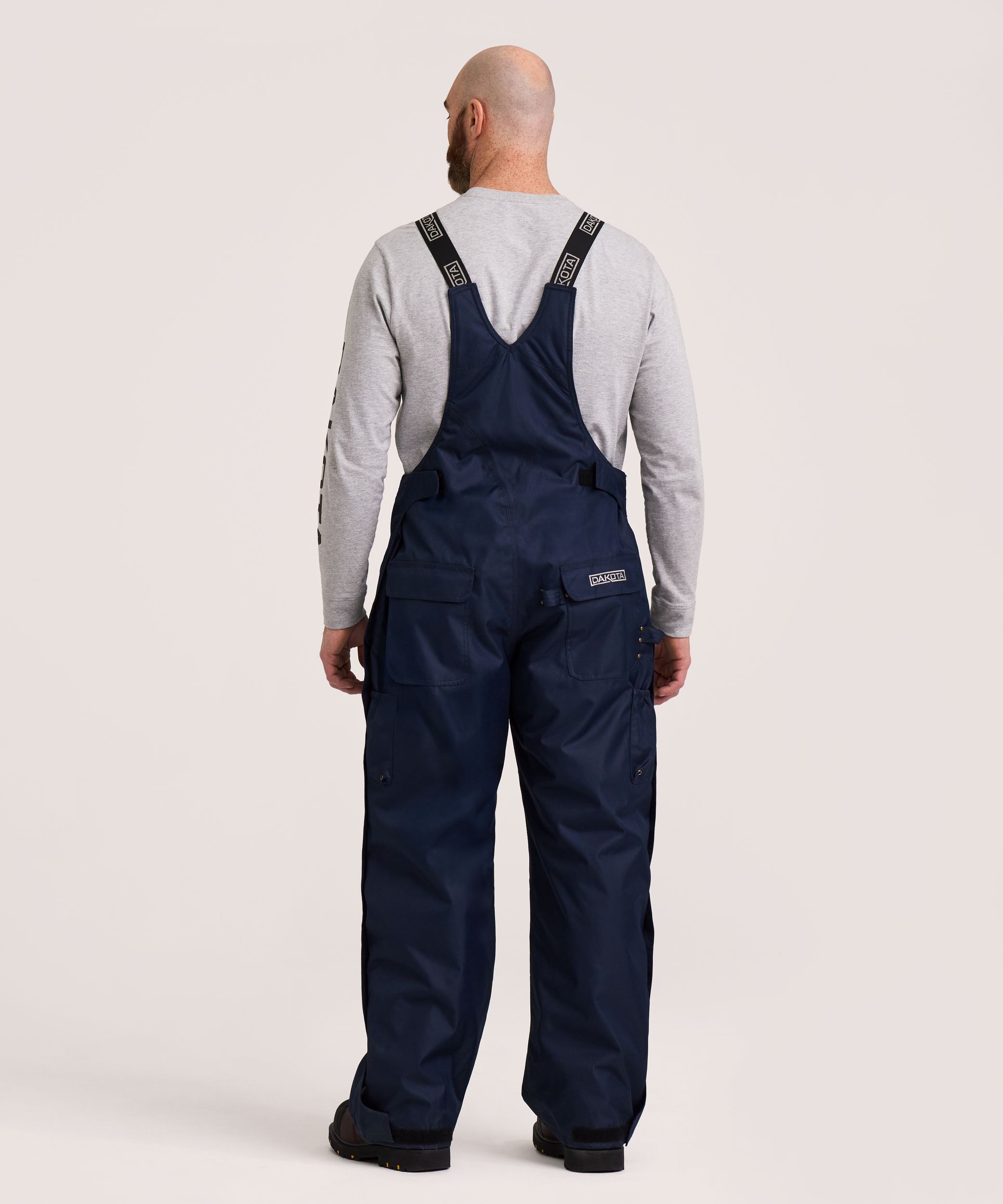 Dakota WorkPro Series Men's 600D Waterproof Hyper-Dri 3 T-Max Insulated Polyester Bib Overalls