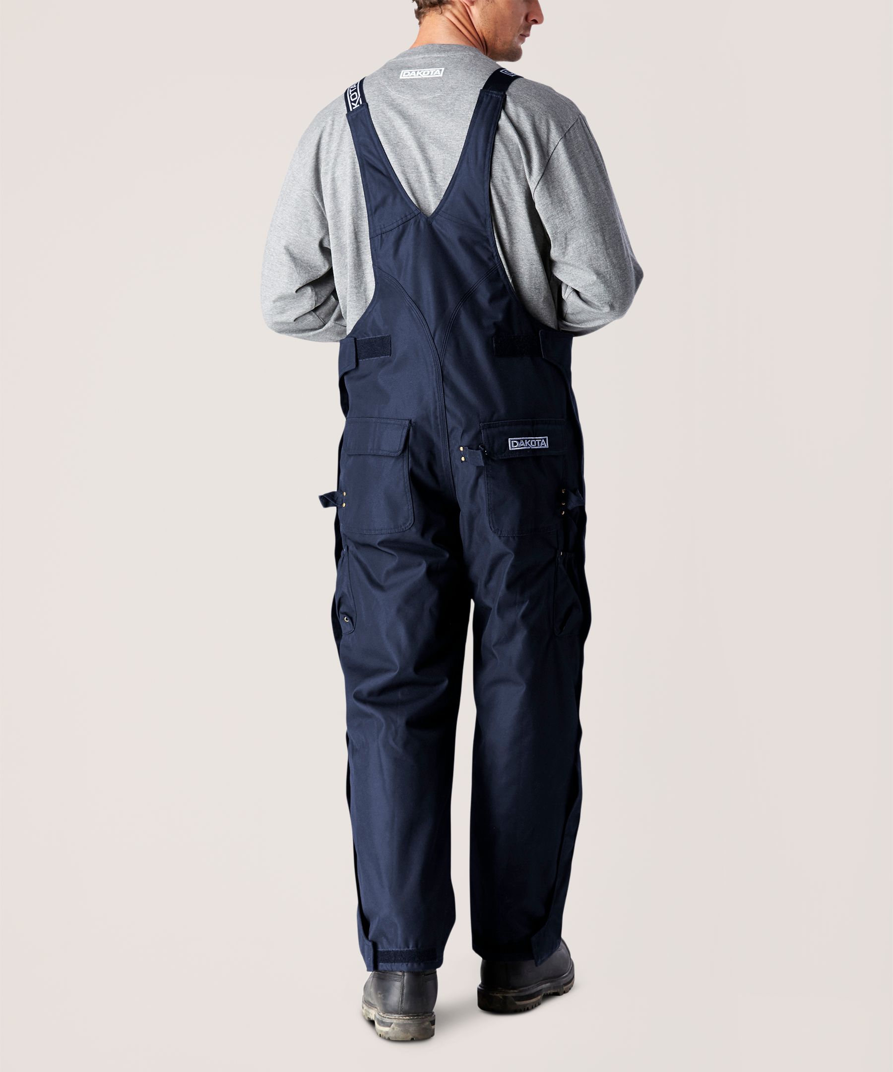 Dakota WorkPro Series Men's 600D Waterproof Hyper-Dri 3 T-Max Insulated Polyester Bib Overalls