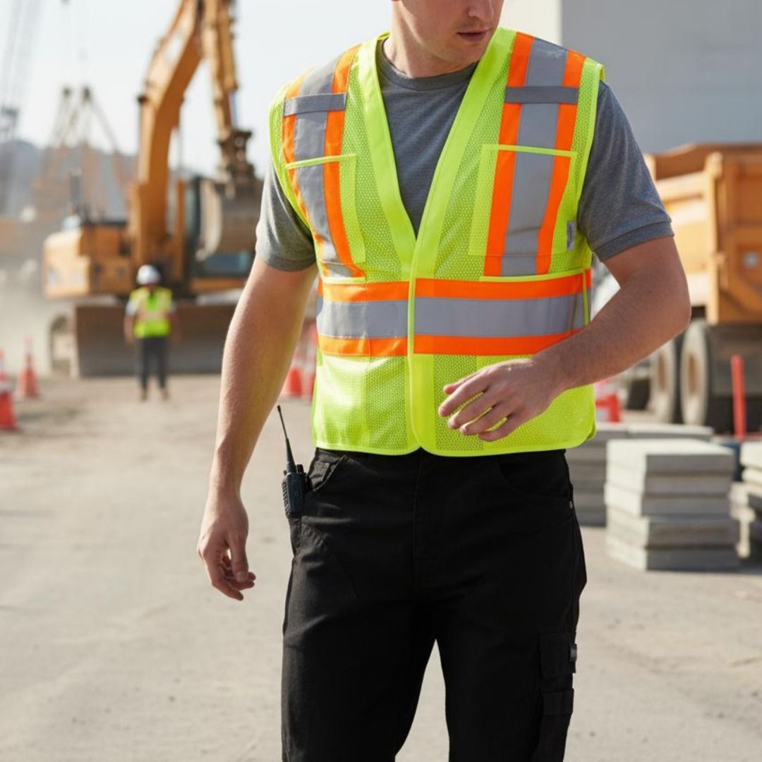 Viking Men's 5 Point Tear-Away Mesh Safety Vest