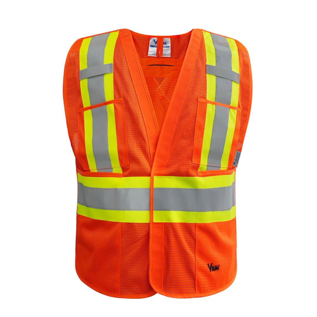 Gilet de sécurité en filet arrachable en 5&nbsp;points pour hommes, Viking®