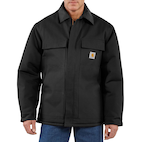 Carhartt Men's Medium Gravel Cotton Loose Fit Washed Duck Sherpa-Lined  Mock-Neck Vest 104277-GVL - The Home Depot