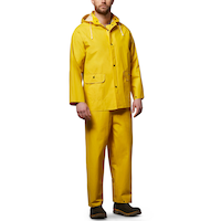 Combinaison imperméable industrielle et légère, pour hommes, Open Road, paquet de 3 Front_Angled_Right