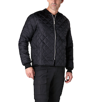 Veste isotherme matelassée en losange pour hommes, Crown Cap