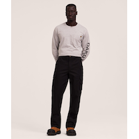 Pantalon cargo en sergé extensible pour hommes, Dakota WorkPro Series Front_Flat