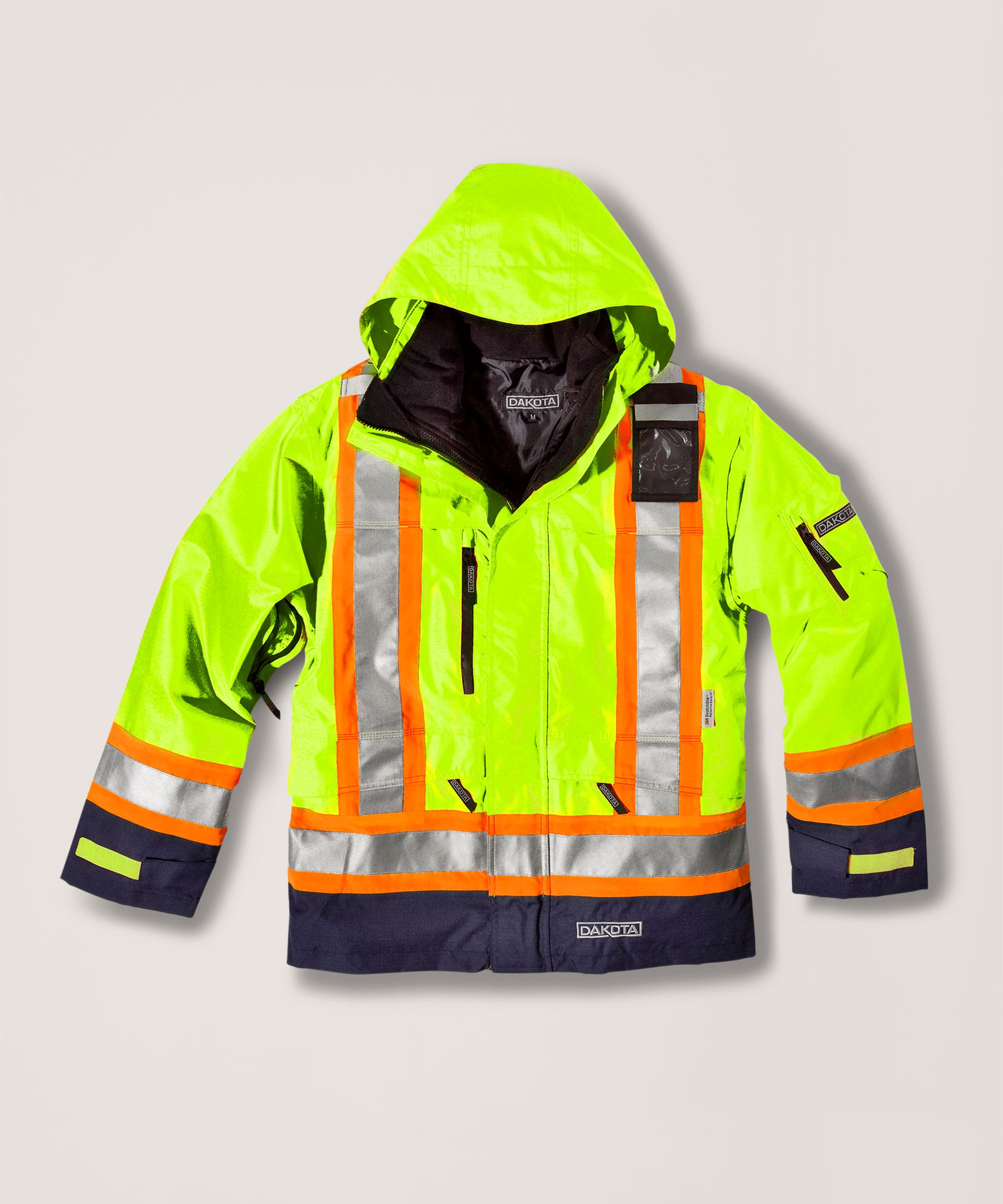 Dakota WorkPro Series Men's 3 in 1 Hi Vis Hyper-Dri 3 Waterproof T Max Jacket