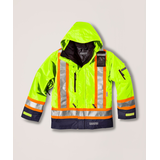 Dakota WorkPro Series Men's 3 in 1 Hi Vis Hyper-Dri 3 Waterproof T Max Jacket Front_Flat