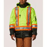 Veste doublée haute visibilité T-MAX&nbsp;7 en 1&nbsp;Dakota WorkPro Series, pour hommes Front_Flat