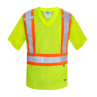 Viking® Men's Poly Safety T-Shirt Front_Flat