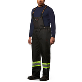 Viking® Men's Journeyman 300D Bib Pant With Reflective Tape Front_Angled_Left