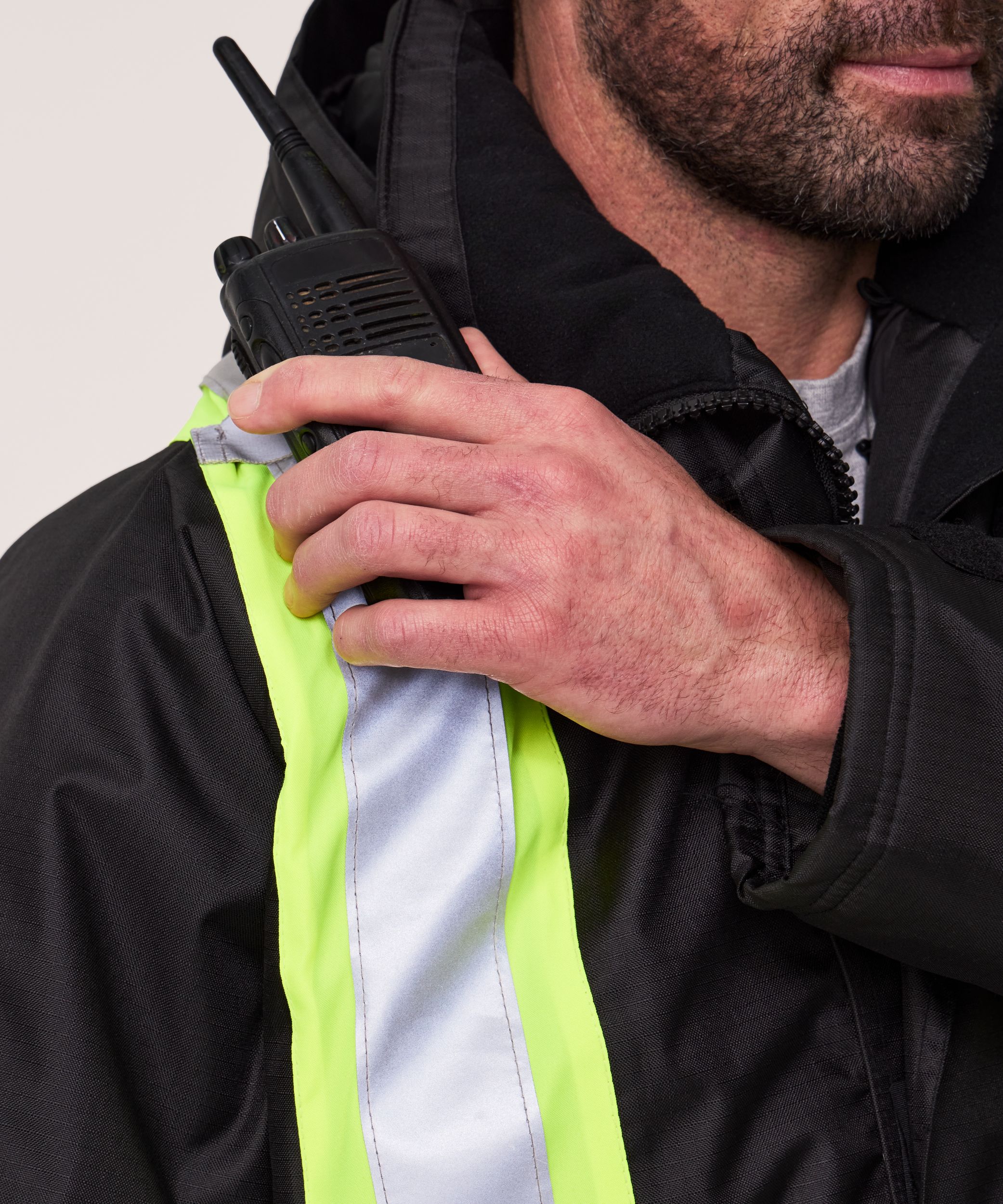 Dakota WorkPro Series Men's Hi Vis Hyper-Dri 3 Waterproof T-Max Lined Rip Stop Polyester Parka Jacket