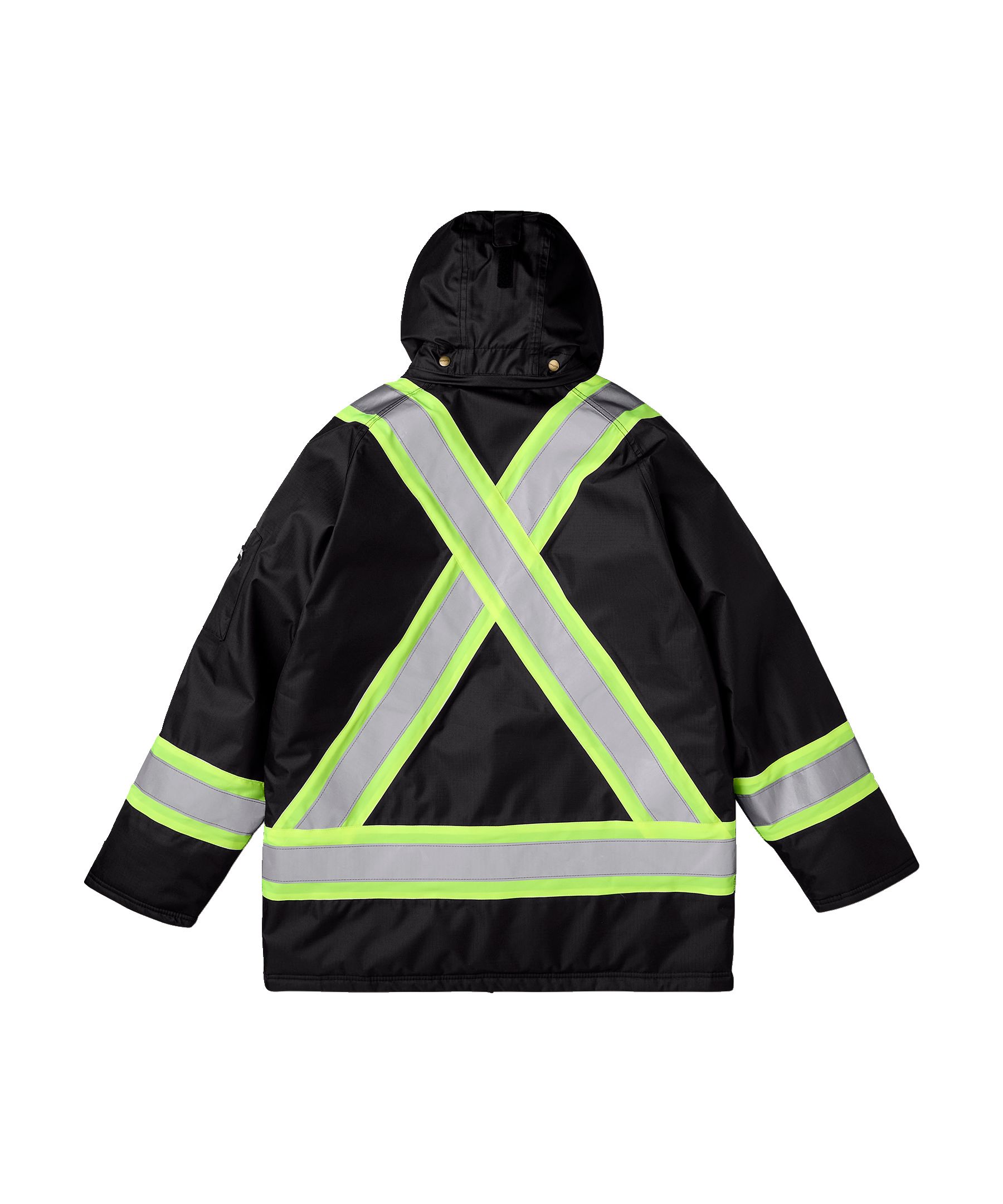 Dakota WorkPro Series Men's Hi Vis Hyper-Dri 3 Waterproof T-Max Lined Rip Stop Polyester Parka Jacket