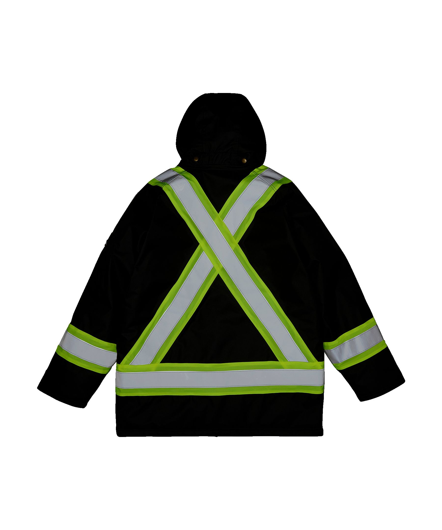 Dakota WorkPro Series Men's Hi Vis Hyper-Dri 3 Waterproof T-Max Lined Rip Stop Polyester Parka Jacket