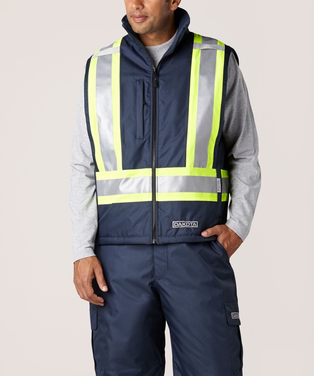 Veste doublée haute visibilité T-MAX 7 en 1 Dakota WorkPro Series, étanche à l'eau, Hyper-Dri 3, pour hommes