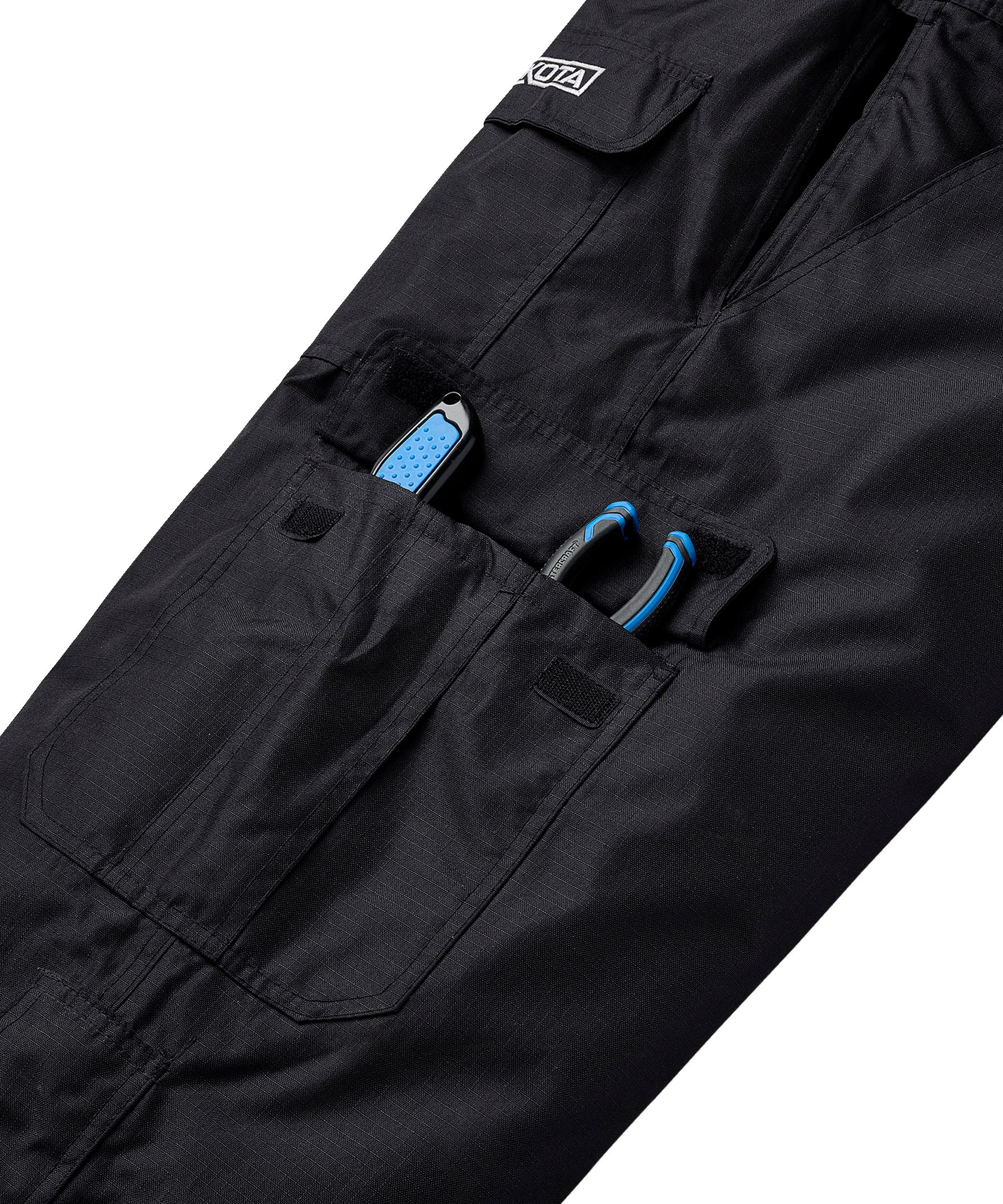 Dakota WorkPro Series Men's Hi Vis Hyper-Dri 3 Waterproof T-Max Lined Rip Stop Polyester Cargo Overalls