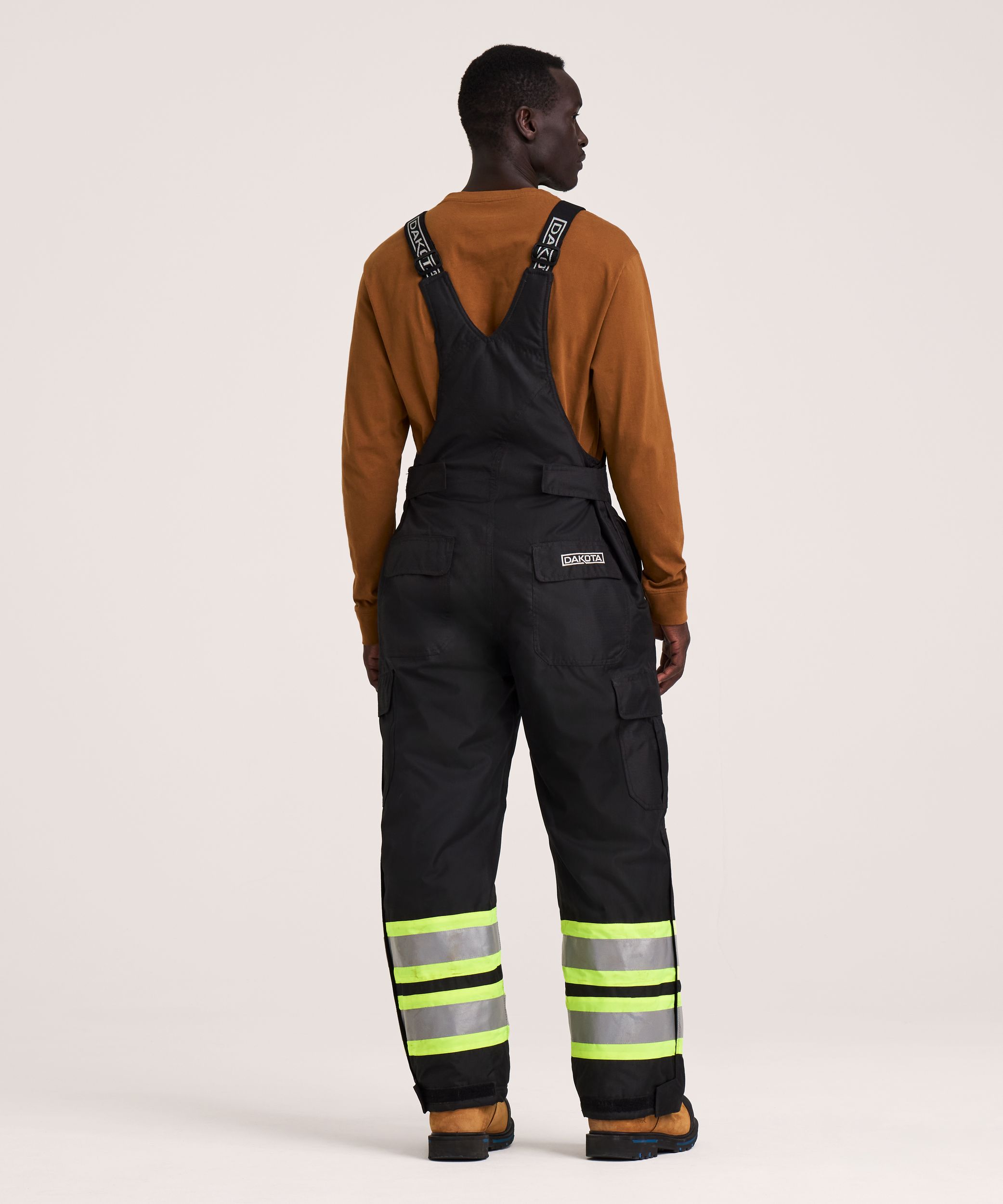 Dakota WorkPro Series Men's Hi Vis Hyper-Dri 3 Waterproof T-Max Lined Rip Stop Polyester Cargo Overalls