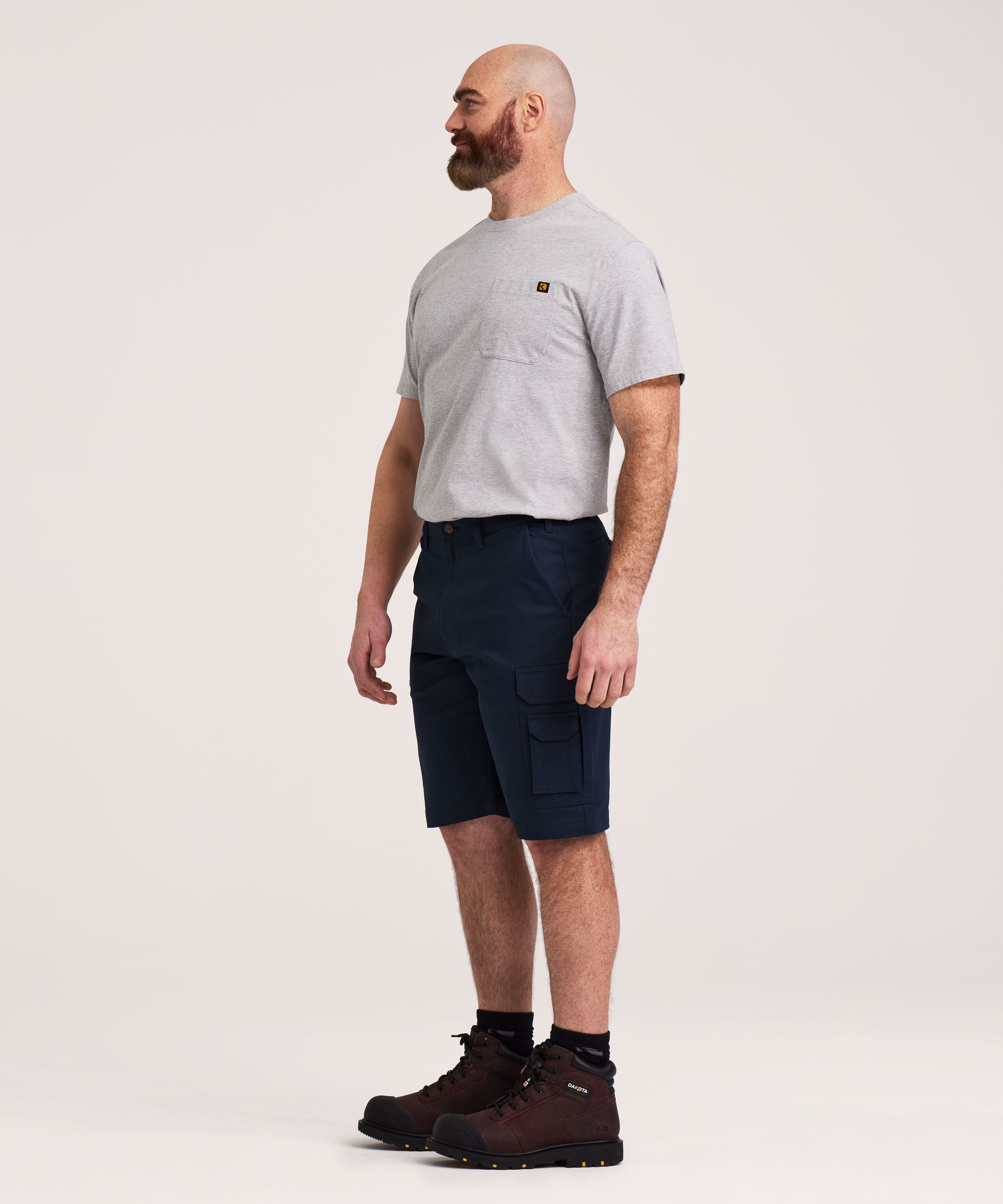 Short de travail cargo extensible FLEXTECH&nbsp;360 Dakota Workpro Series en sergé, pour hommes