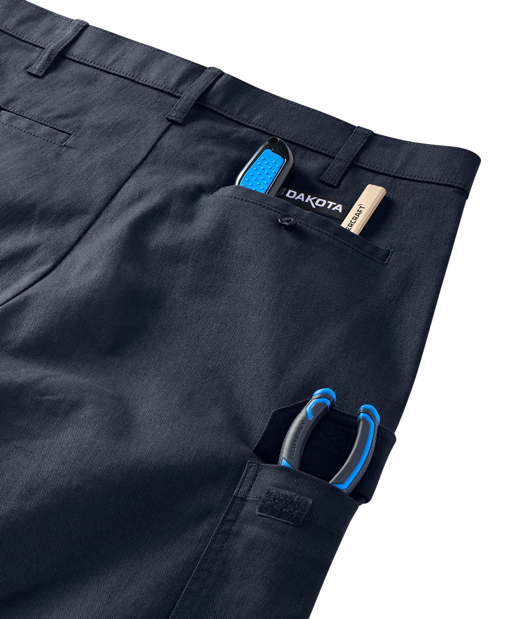 Short de travail cargo extensible FLEXTECH&nbsp;360 Dakota Workpro Series en sergé, pour hommes
