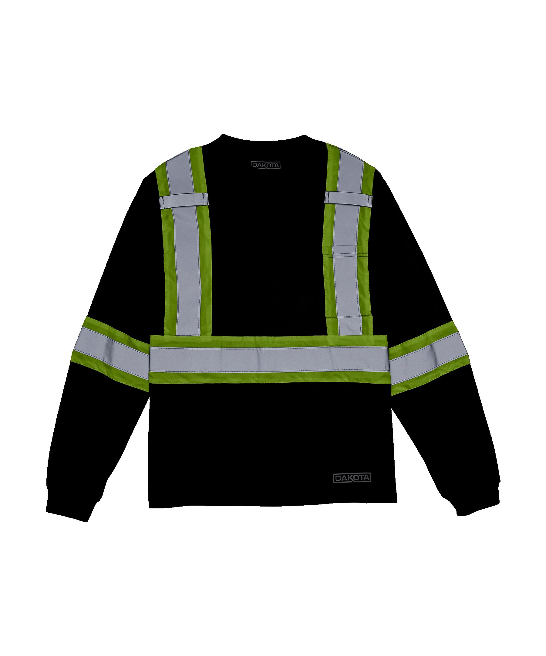 T-shirt doublé haute visibilité Dakota WorkPro Series à manches longues, pour hommes