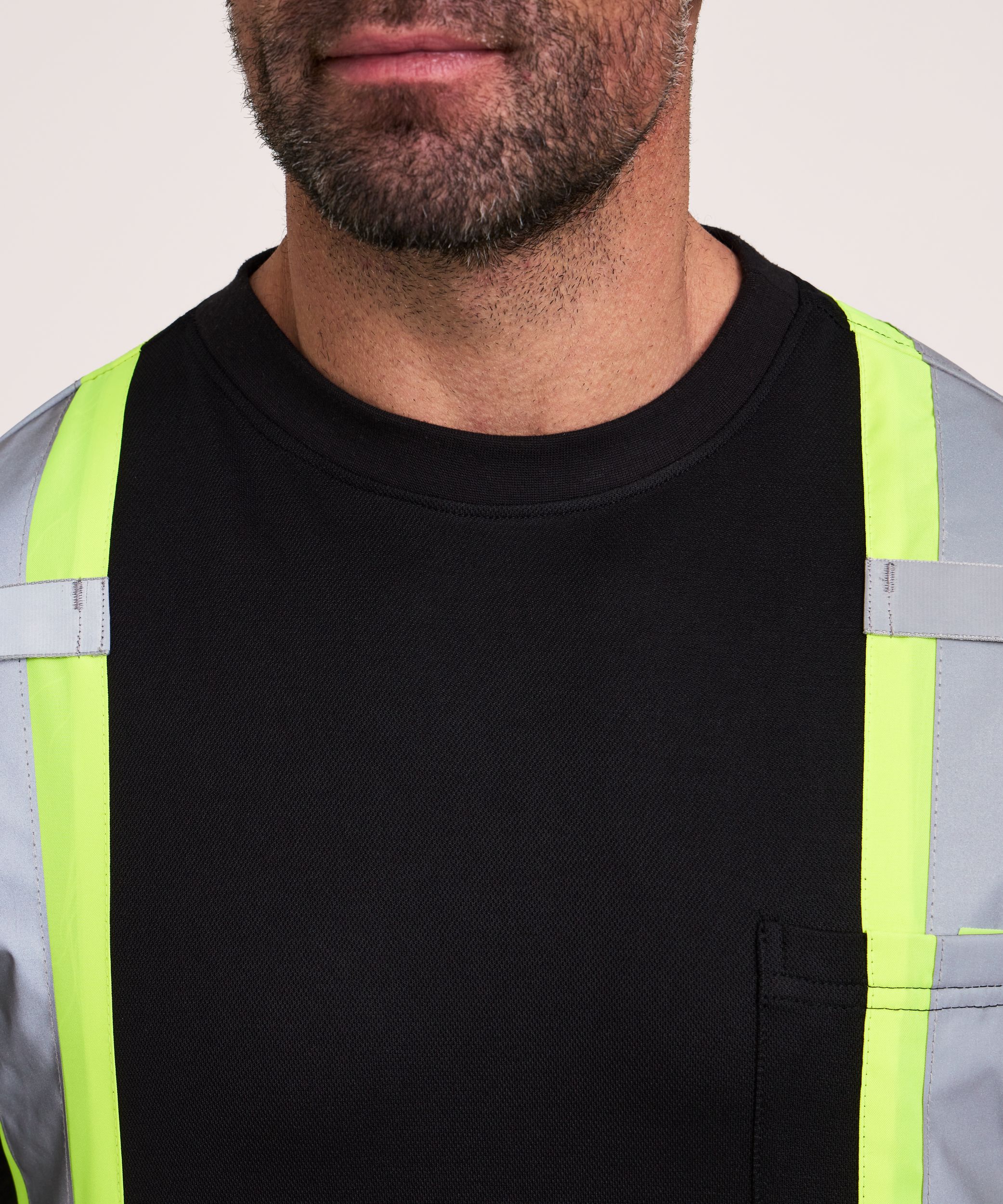 T-shirt doublé haute visibilité Dakota WorkPro Series à manches longues, pour hommes