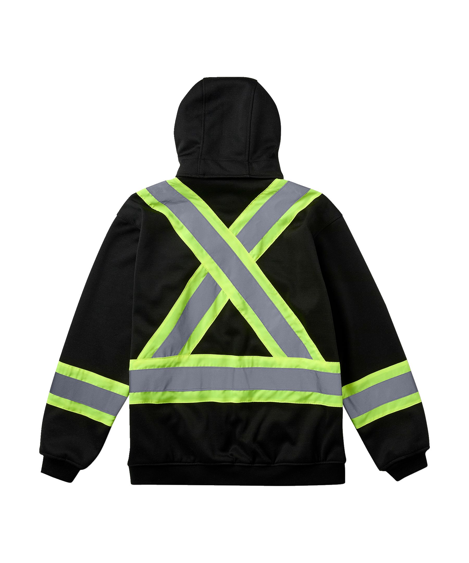 Chandail en molleton doublé haute visibilité Dakota WorkPro Series, à capuche et à glissière pleine longueur, pour hommes