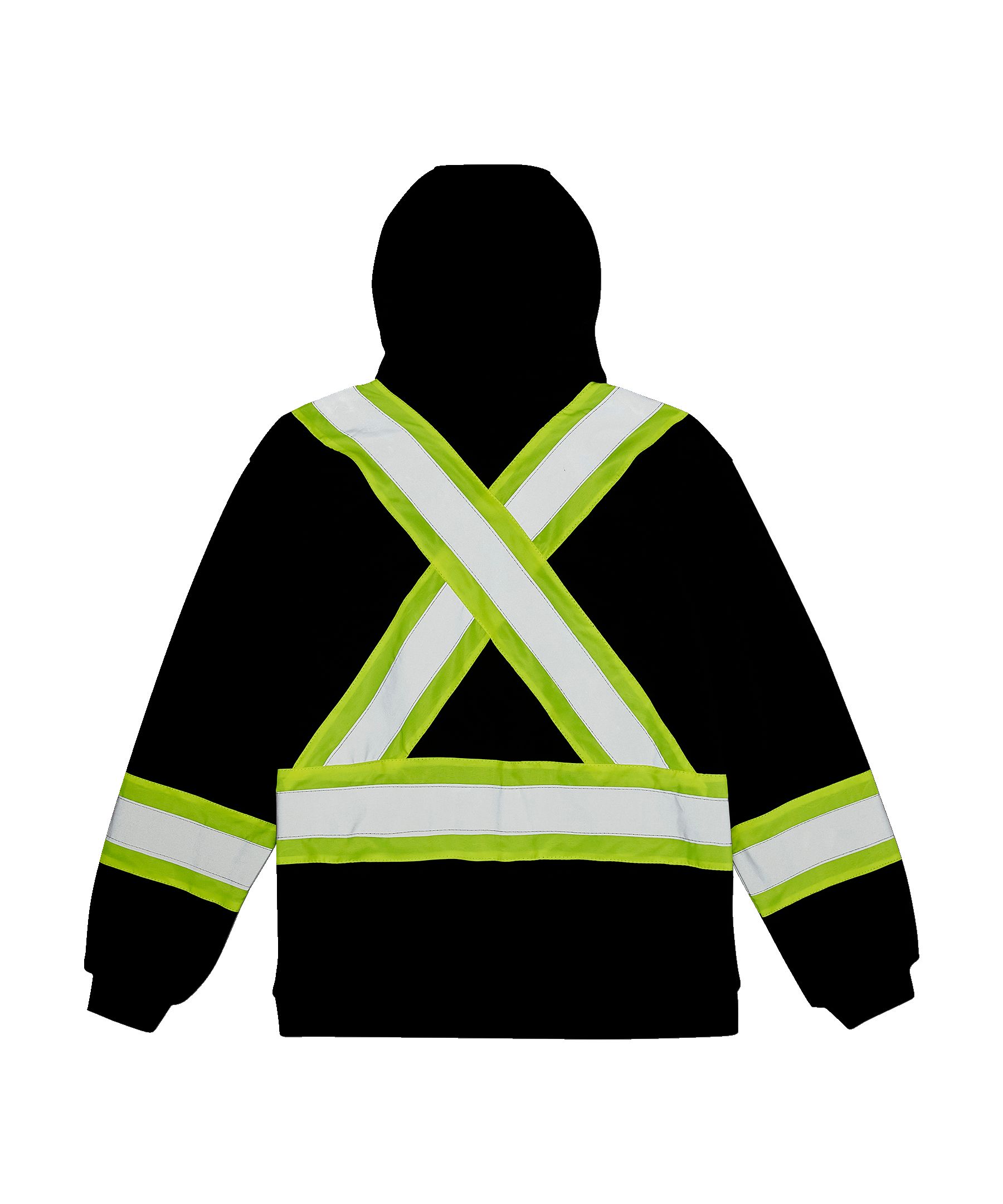 Chandail en molleton doublé haute visibilité Dakota WorkPro Series, à capuche et à glissière pleine longueur, pour hommes