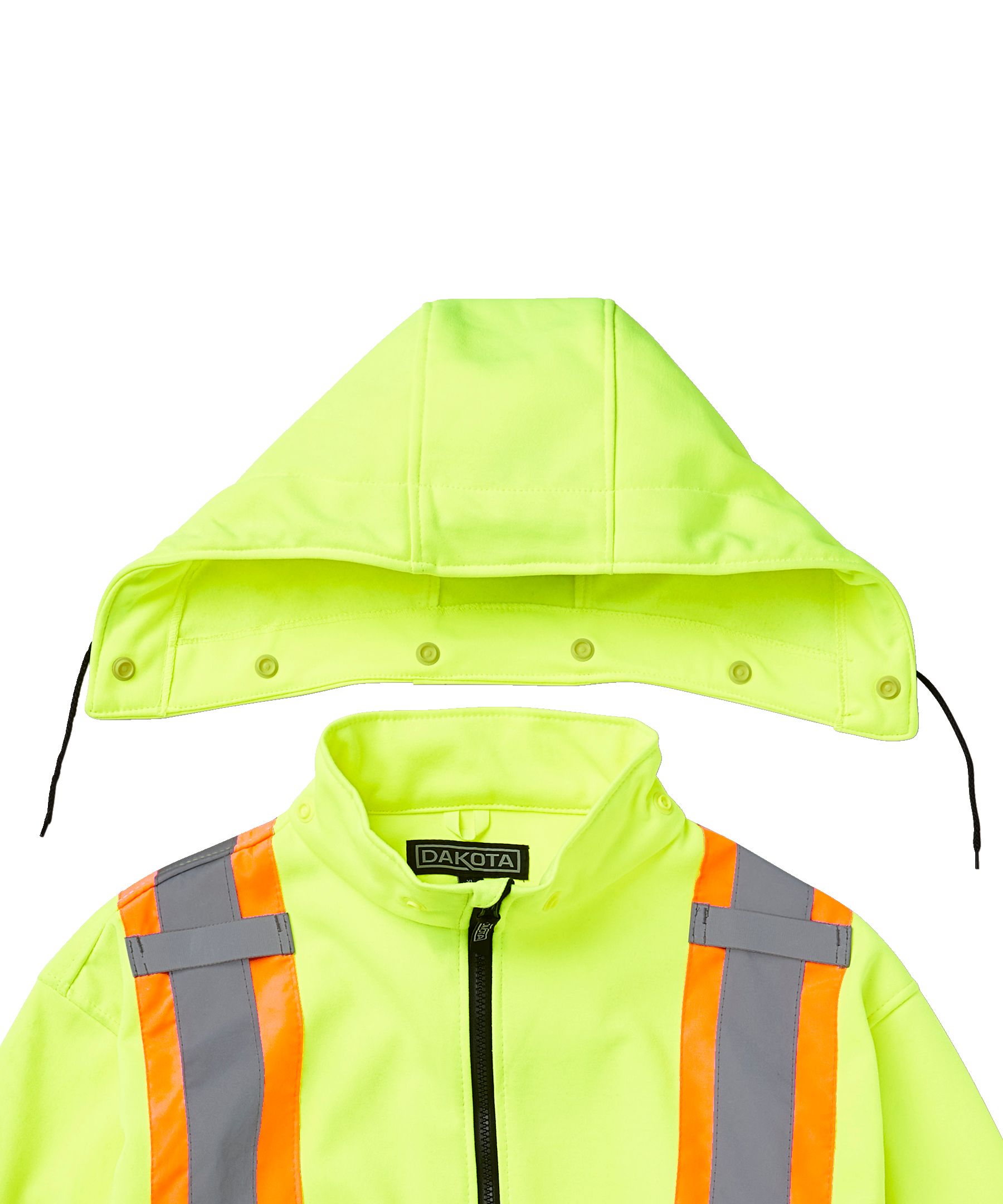 Dakota WorkPro Series Men's Hi-Visibility Lined Full Zip Hoodie