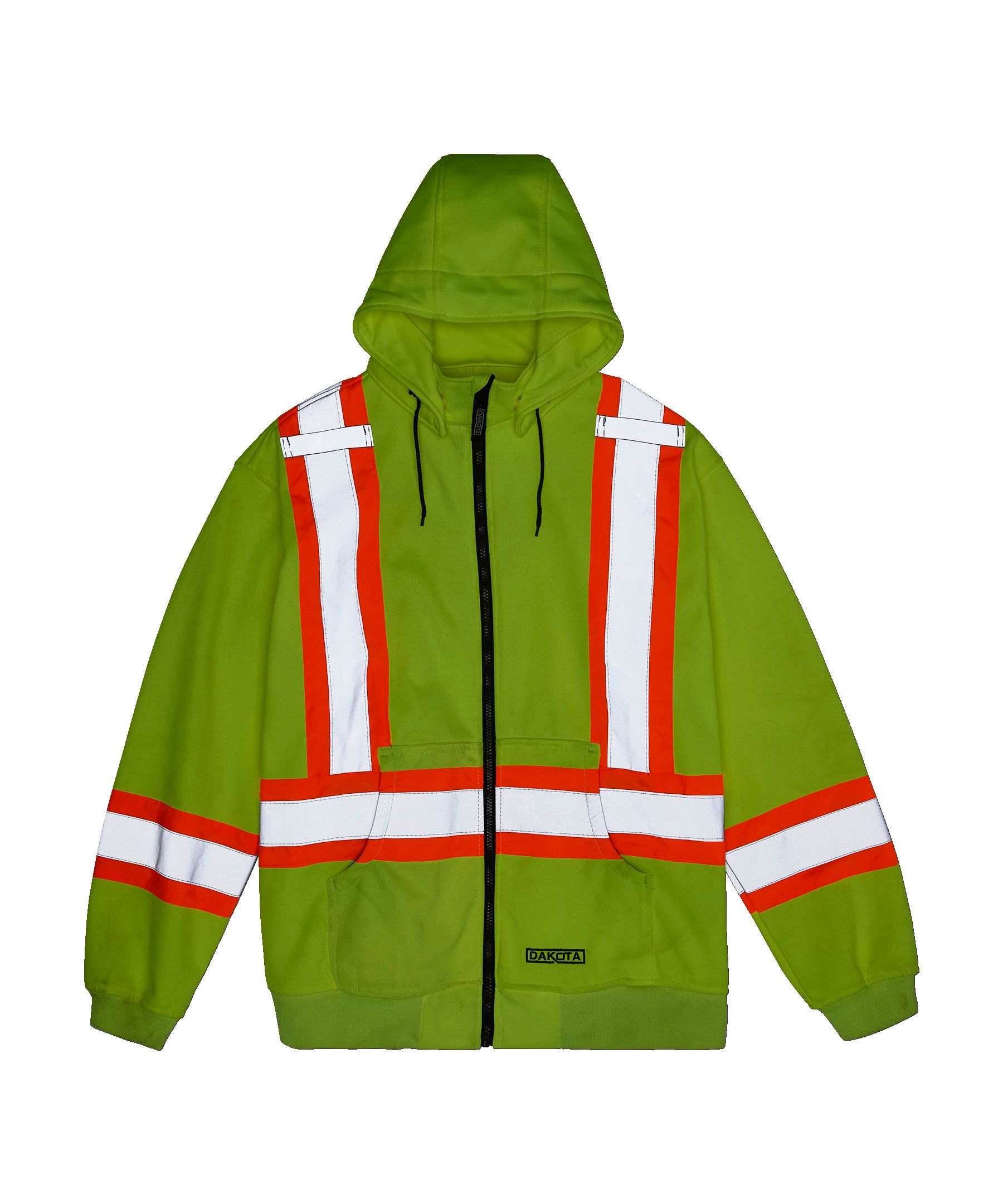 Dakota WorkPro Series Men's Hi-Visibility Lined Full Zip Hoodie