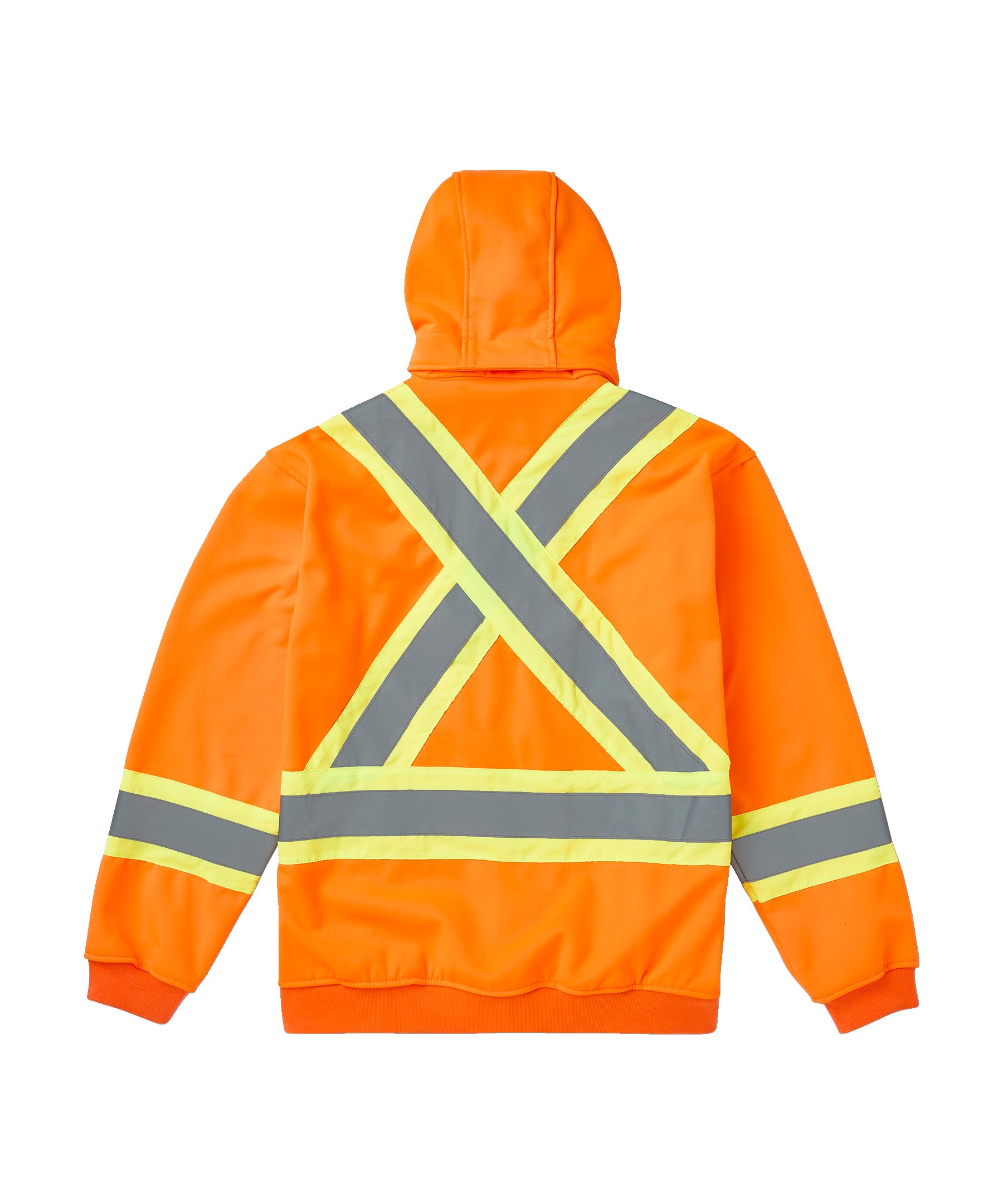 Chandail en molleton doublé haute visibilité Dakota WorkPro Series à capuche et à glissière pleine longueur, pour hommes