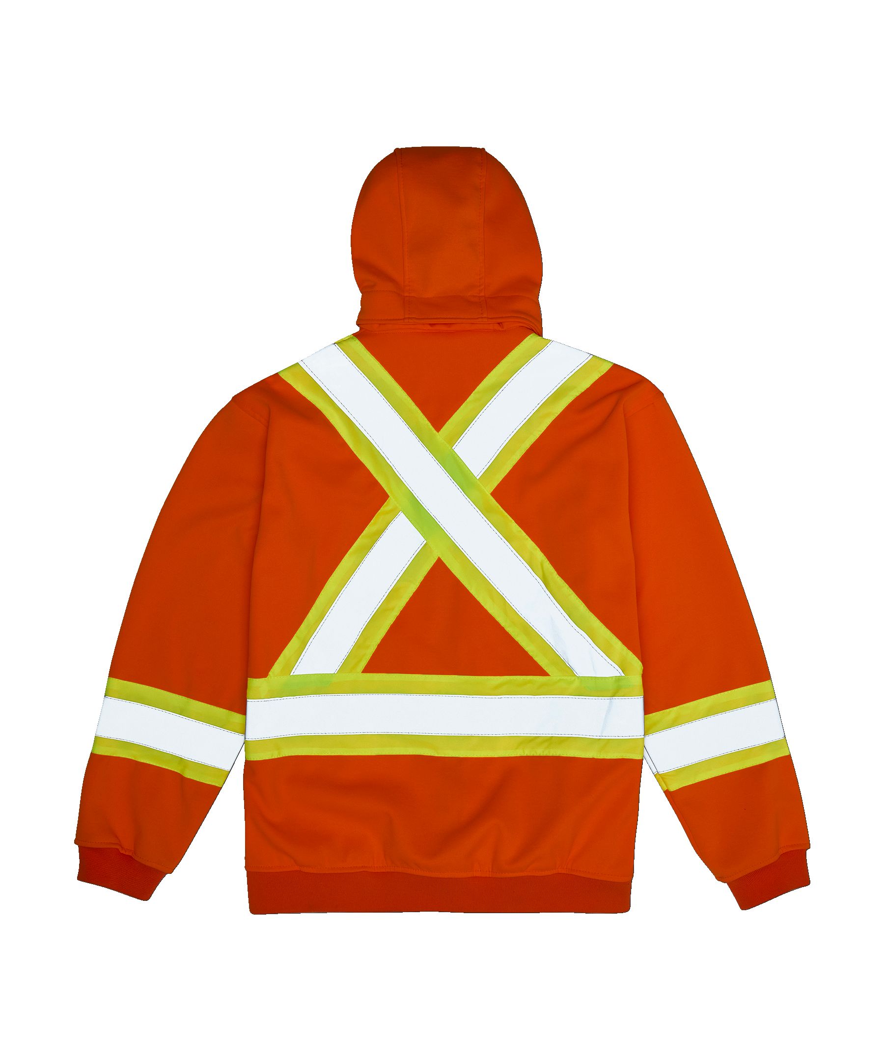 Chandail en molleton doublé haute visibilité Dakota WorkPro Series à capuche et à glissière pleine longueur, pour hommes