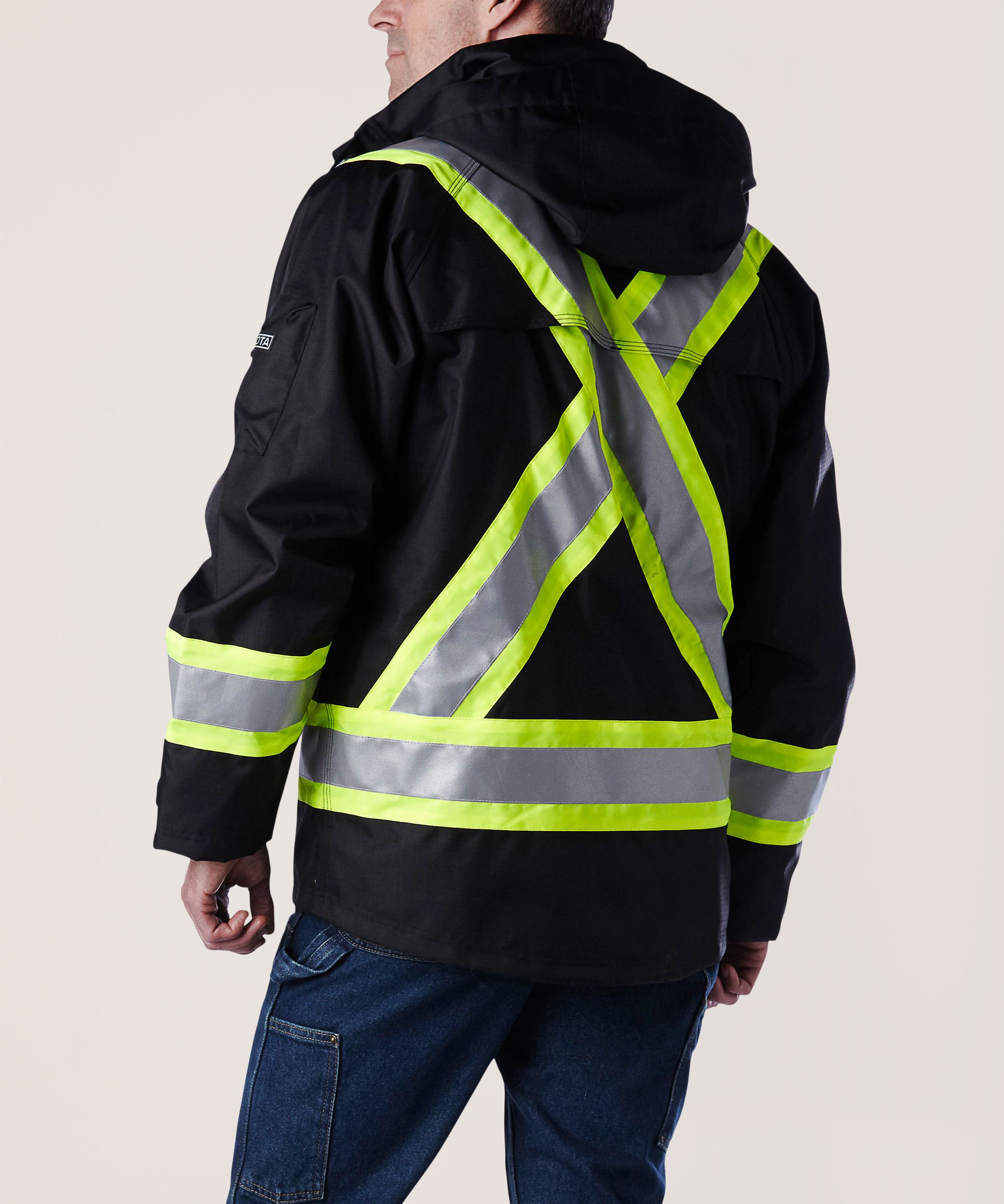 PHYPS ♥ Rivet Point Work Jacket /追跡付 Dakota WorkPro Series Men's Hi Vis Waterproof Rip-Stop