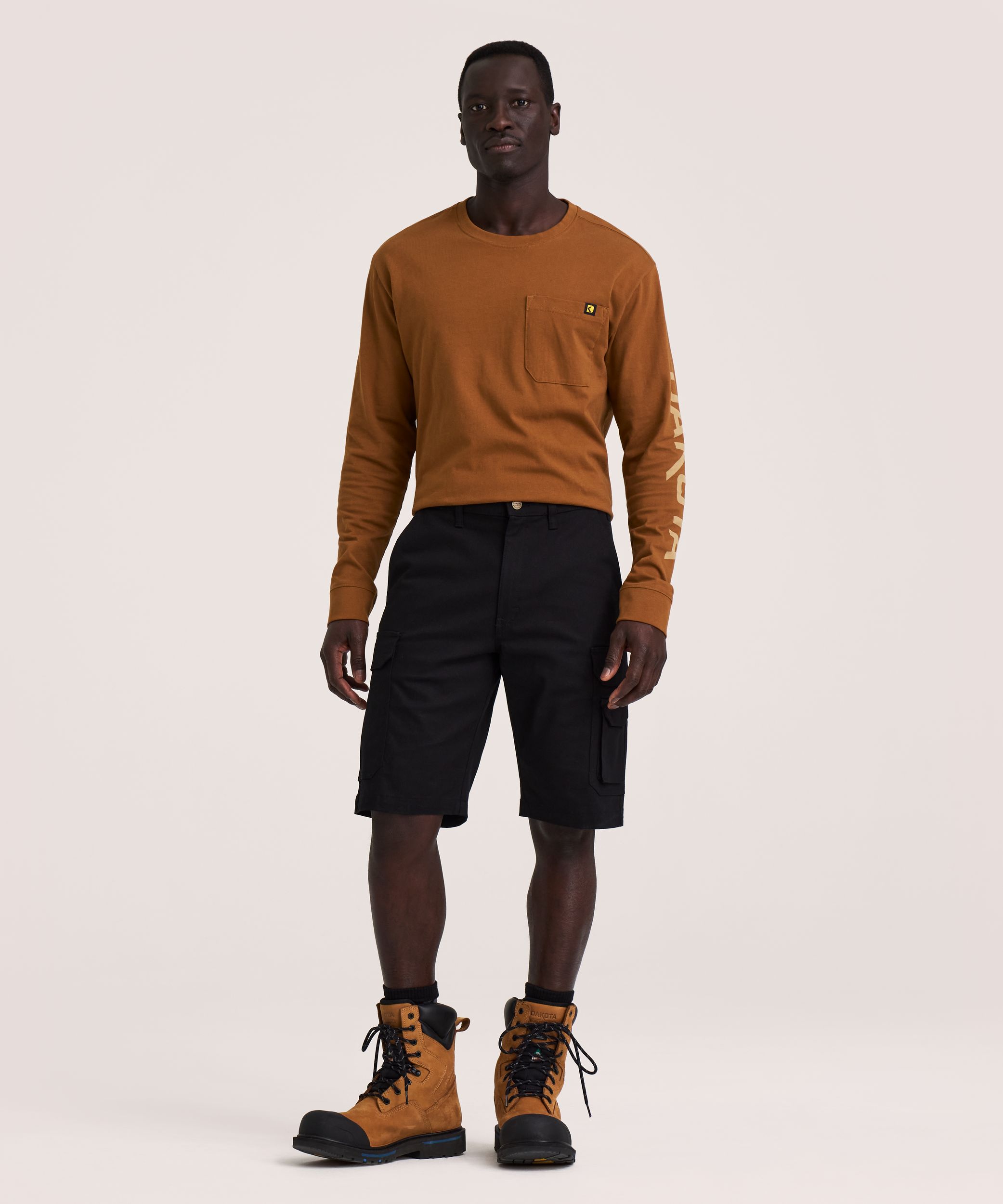 Dakota WorkPro Series Men's FLEXTECH 360 Stretch Twill Cargo Work Shorts