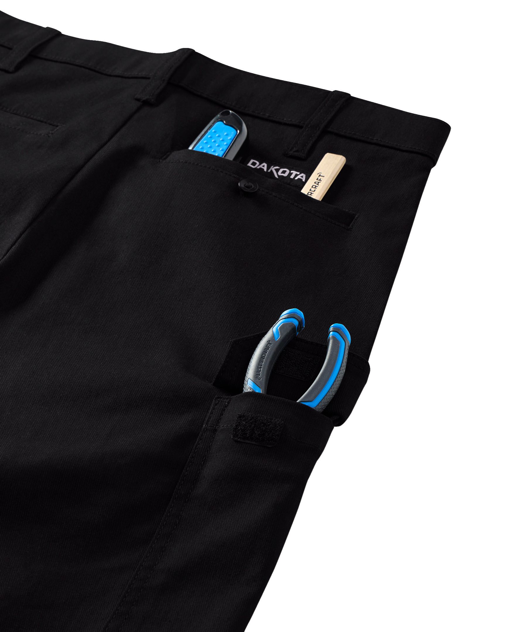 Dakota WorkPro Series Men's FLEXTECH 360 Stretch Twill Cargo Work Shorts