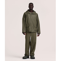 Veste imperméable extensible Dakota Workpro Series en polyuréthane et à capuche, pour hommes Front_Flat