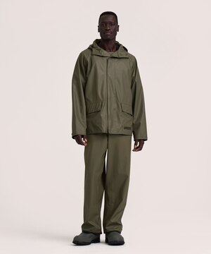 Dakota WorkPro Series Men's PU Stretch Hooded Rain Jacket