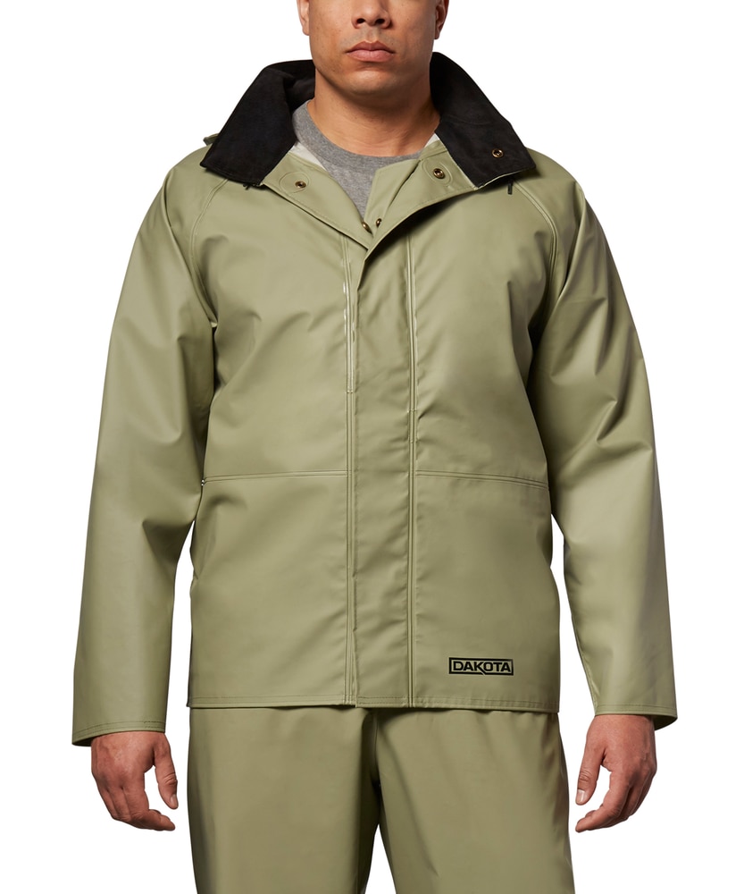 Dakota WorkPro Series Men's PVC Hooded Rain Jacket