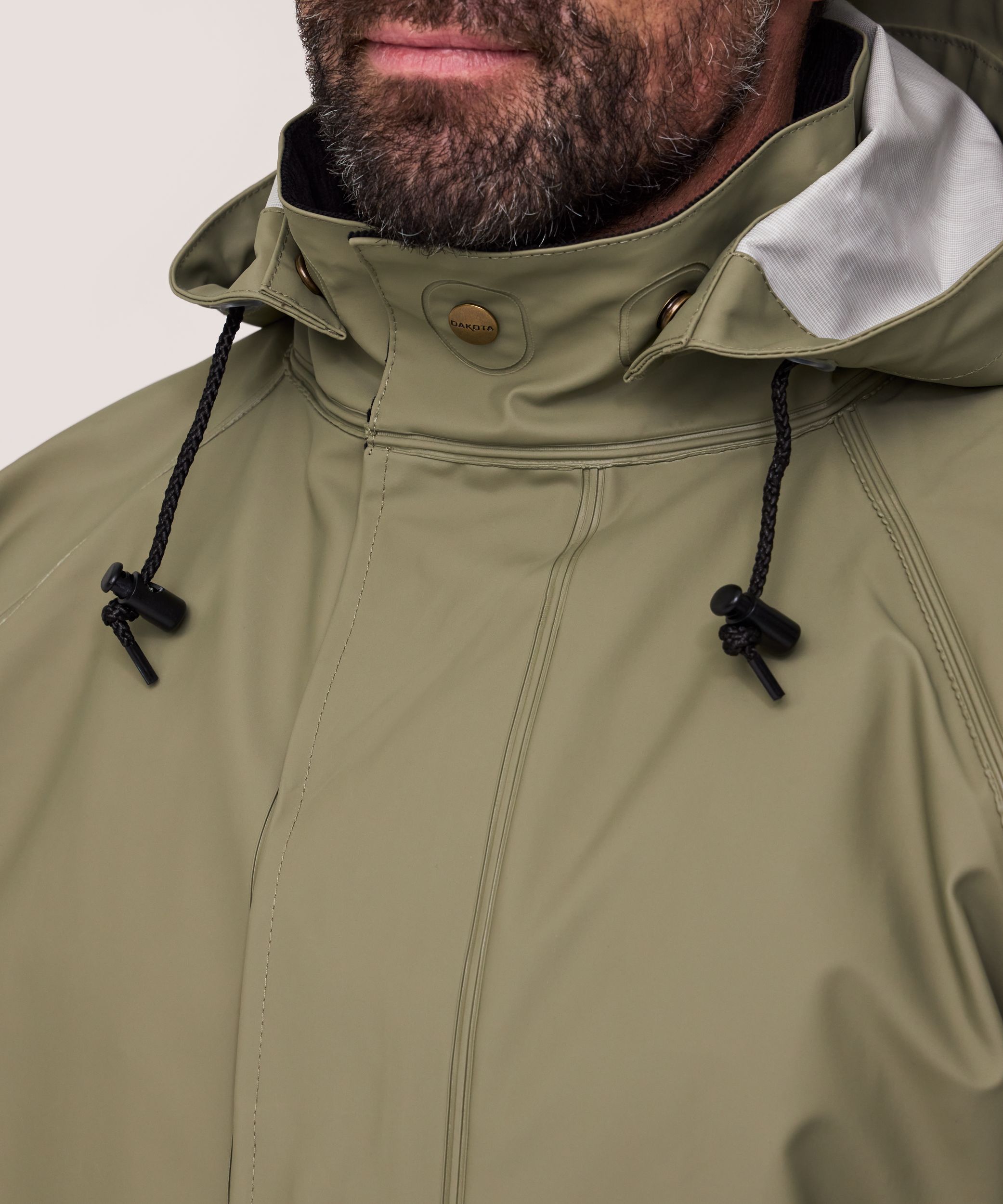 Dakota WorkPro Series Men's PVC Hooded Rain Jacket