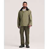 Veste imperméable Dakota Workpro Series en PCV et à capuche, pour hommes Front_Flat