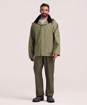 Dakota WorkPro Series Men's PVC Hooded Rain Jacket