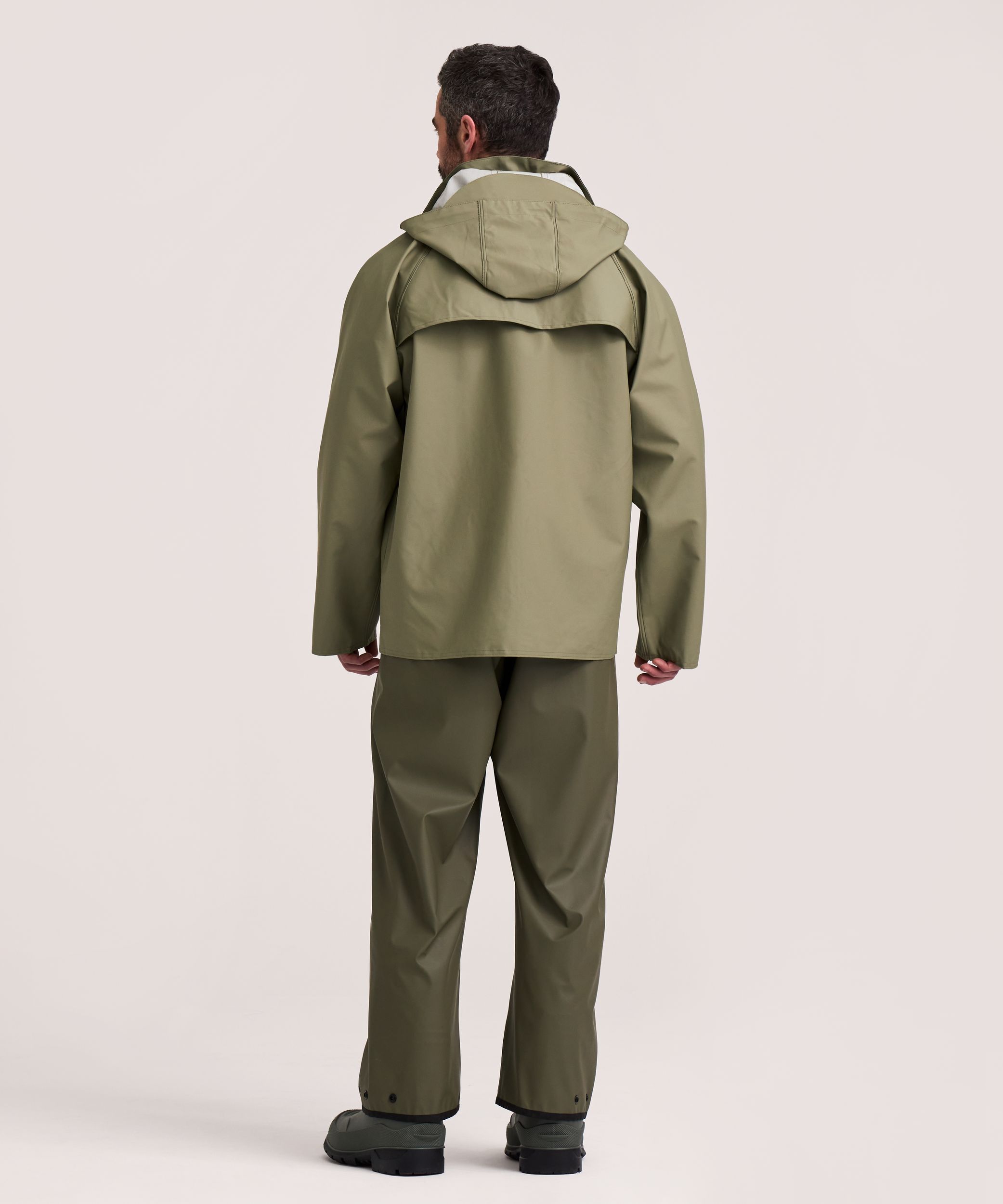 Dakota WorkPro Series Men's PVC Hooded Rain Jacket