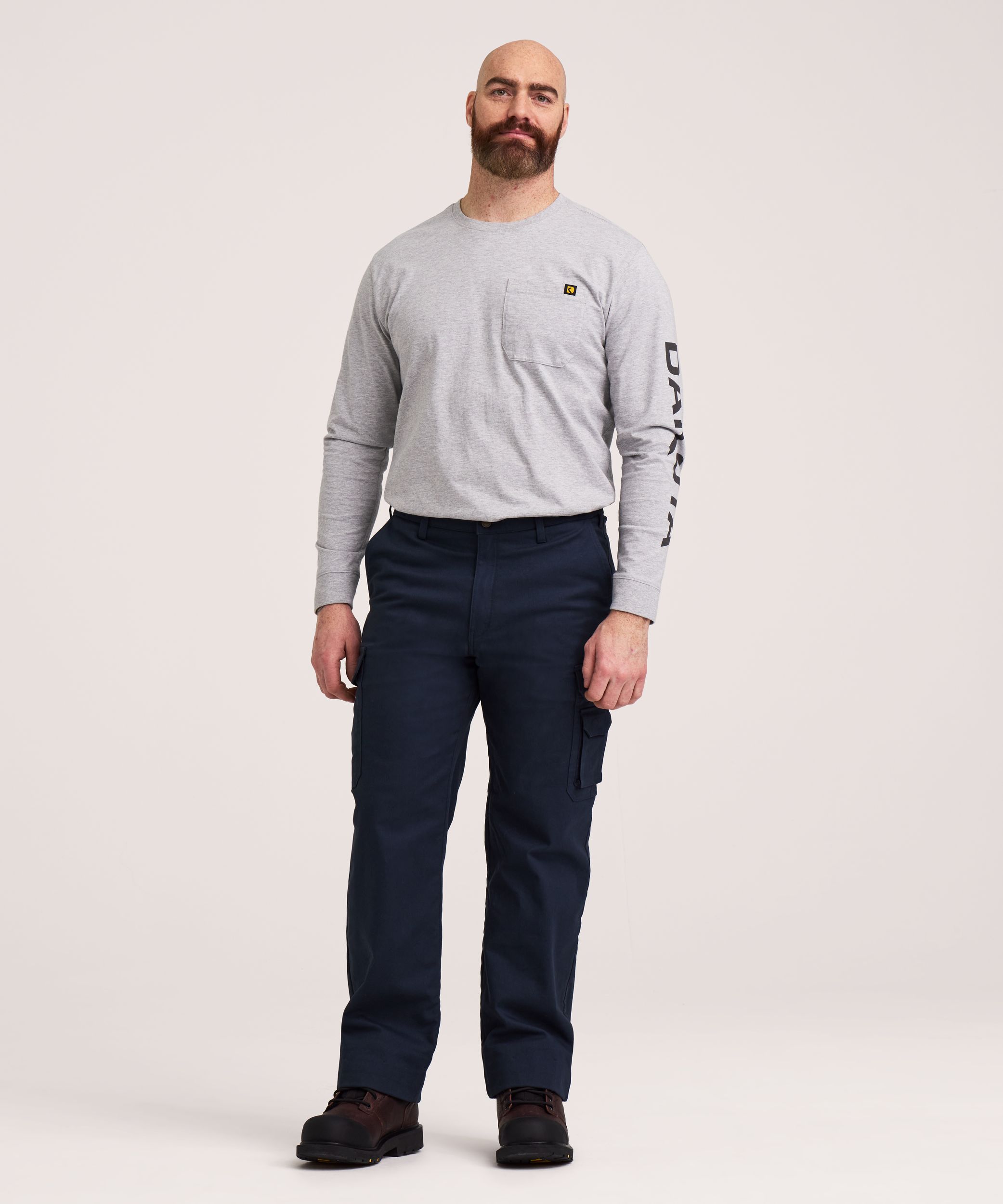 Pantalon de travail cargo extensible FLEXTECH&nbsp;360 Dakota Workpro Series en sergé doublé de molleton, pour hommes