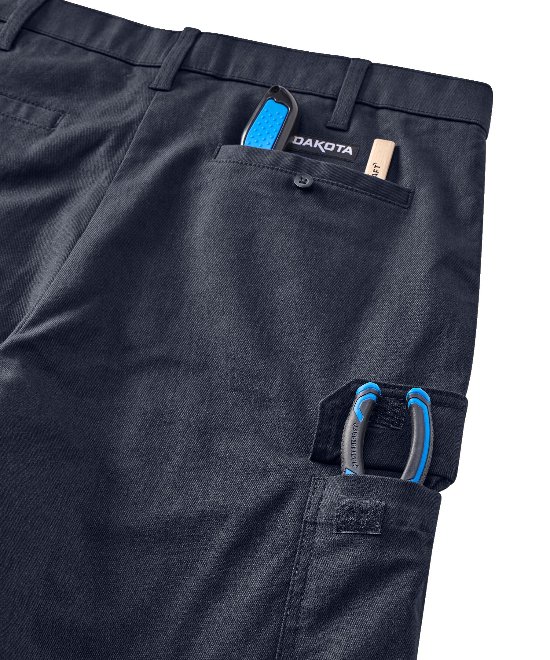 Pantalon de travail cargo extensible FLEXTECH&nbsp;360 Dakota Workpro Series en sergé doublé de molleton, pour hommes