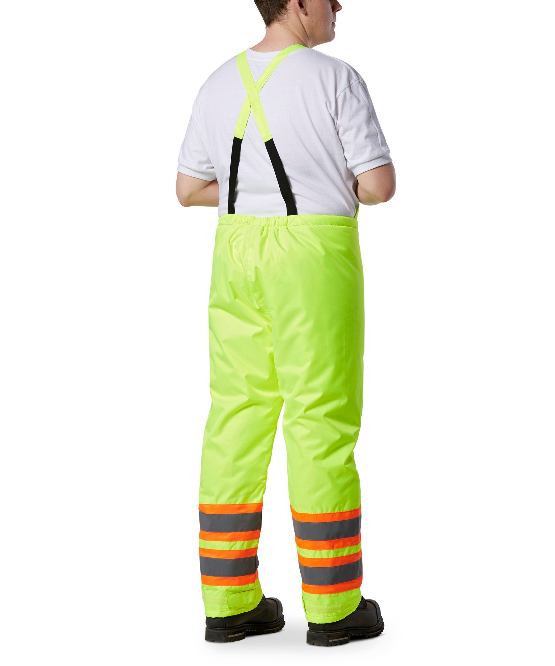 Salopette isolée haute visibilité pour hommes