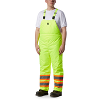 Open Road Men's Hi-Vis Insulated Ripstop Bib Pant Front_Angled_Left
